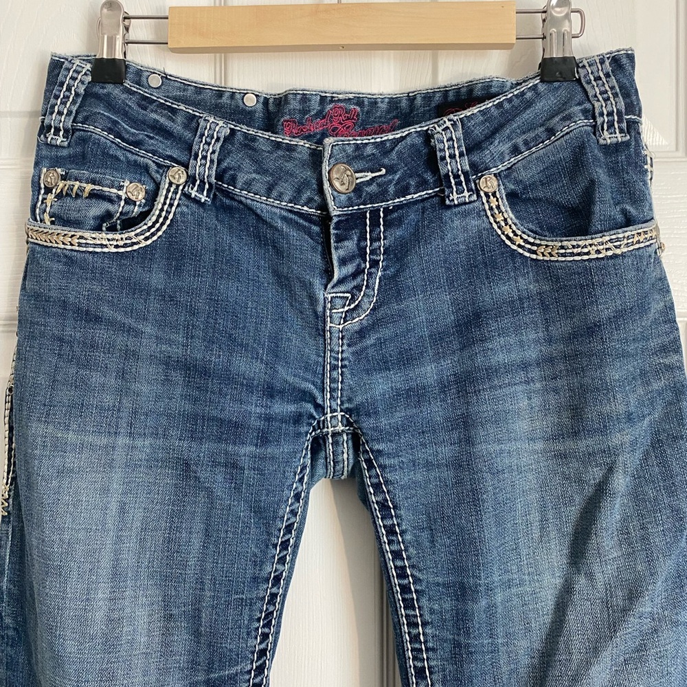 Rock & Roll Cowgirl Dark Blue Boot Cut Jeans